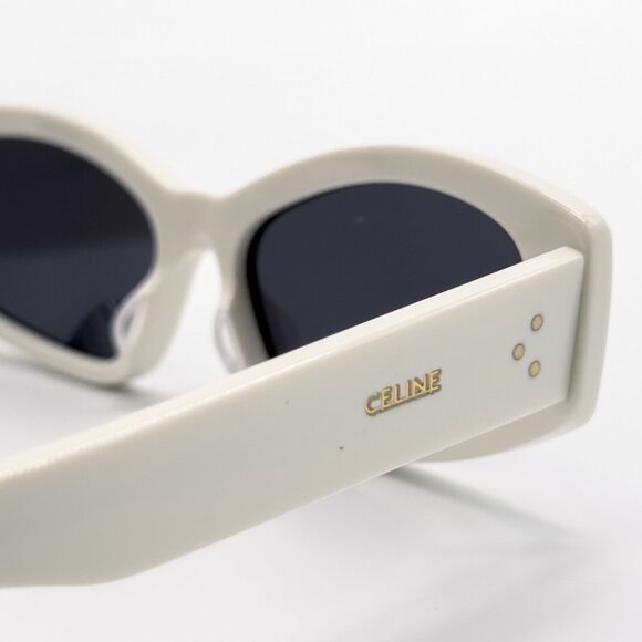 NEW CELINE CL40252I 25A WOMEN WHITE GREY SUNGLASSES CELINE main image 5